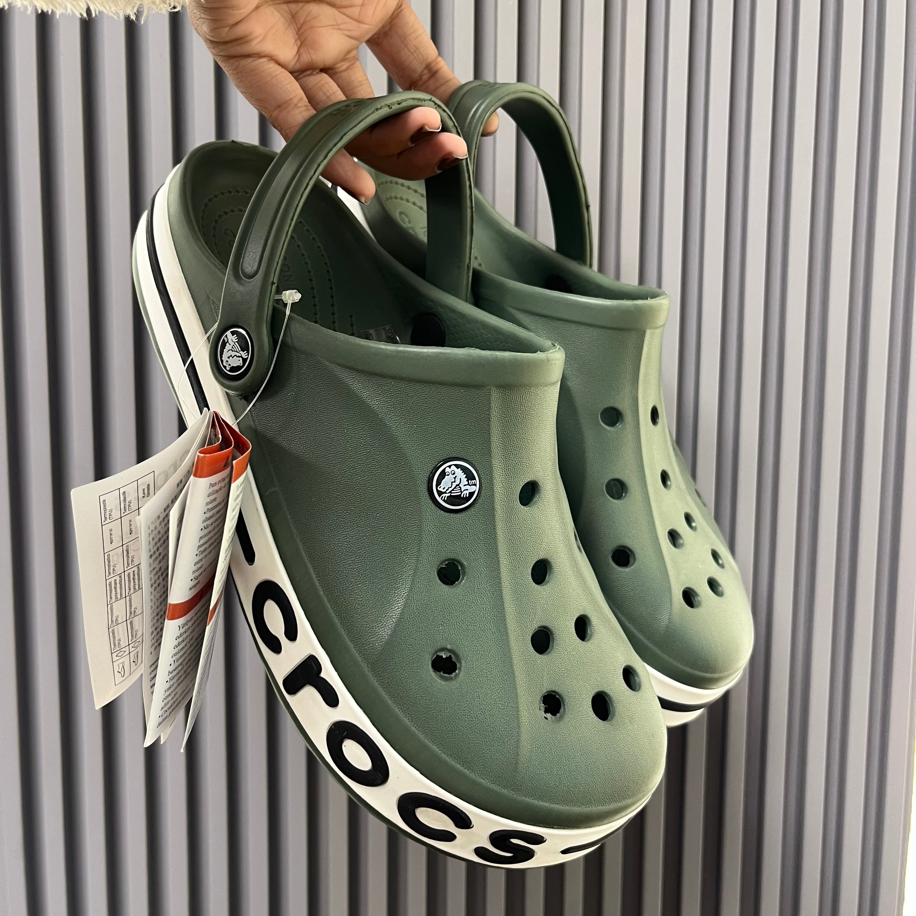 BYA-BND-CLOGS-ARMY GREEN