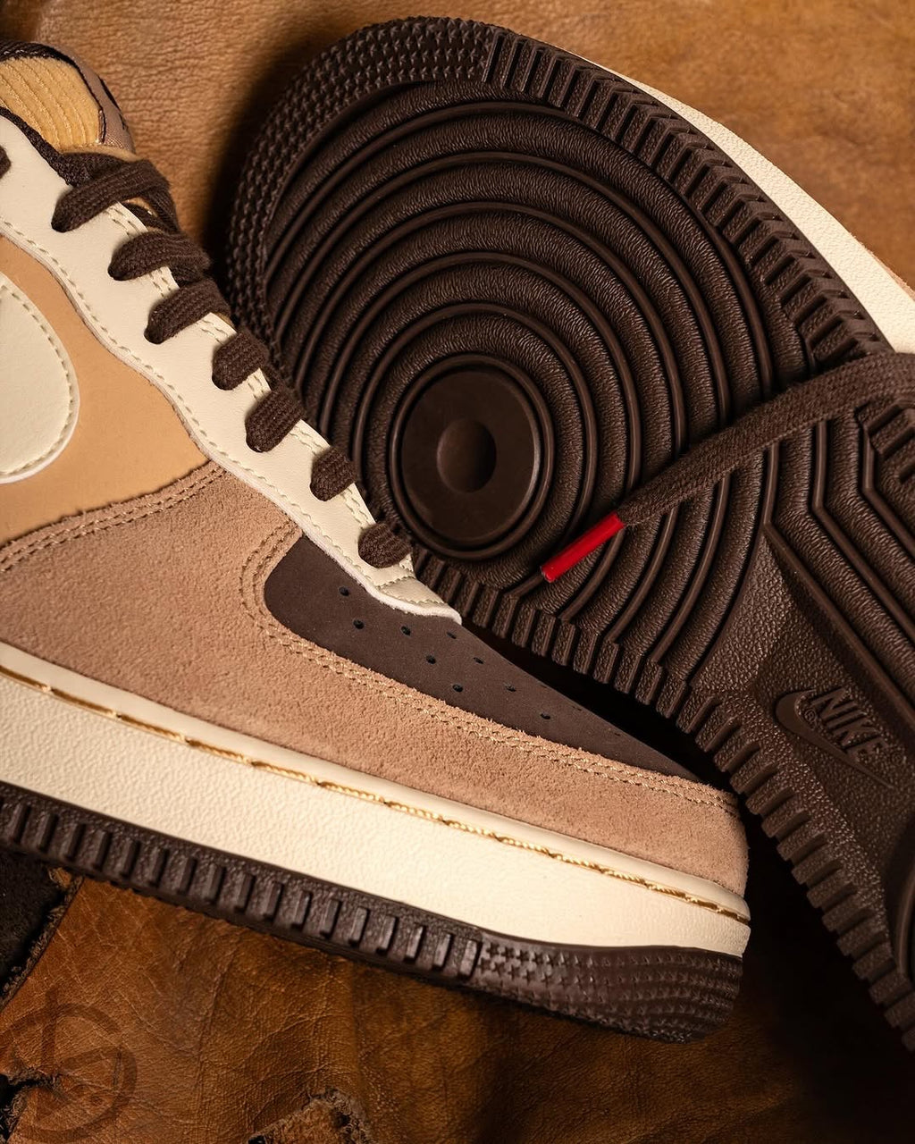 NIK AF 1 ‘COCONUT MILK-BORQUE BROWN’