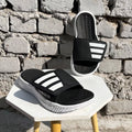 ADIDS-ALFABOUNCE-2.0- SLIDES-BLACK WHITE