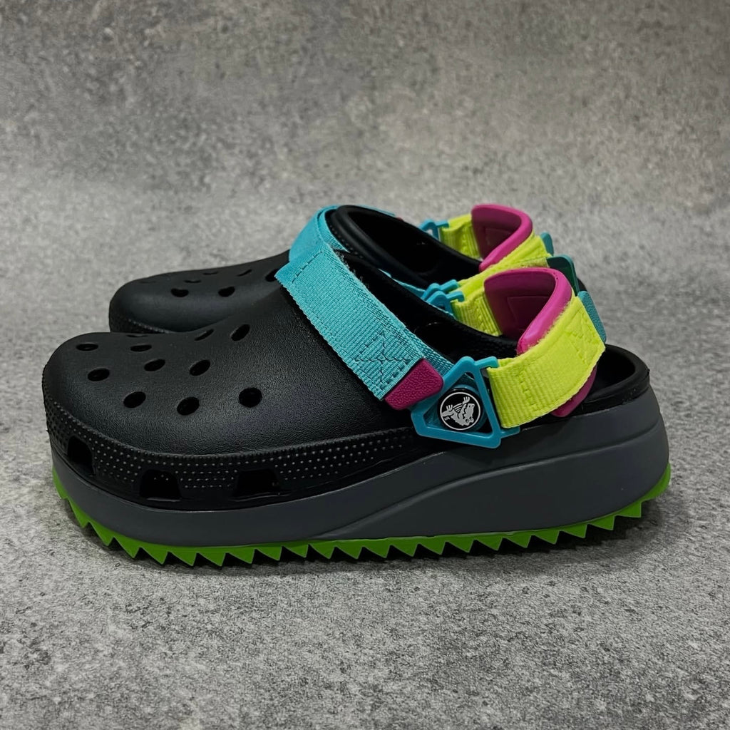 HIKR-CLOGS- BLACK MULTI