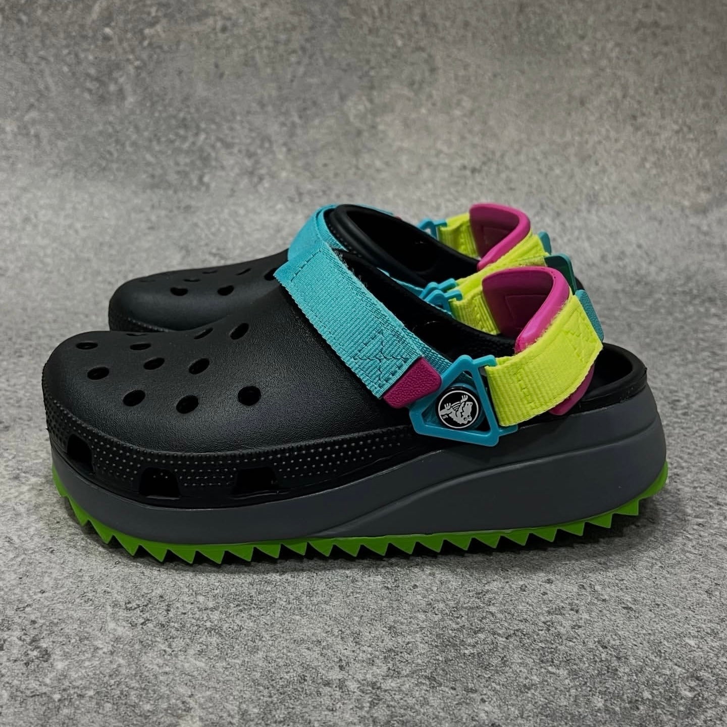 HIKR-CLOGS- BLACK MULTI