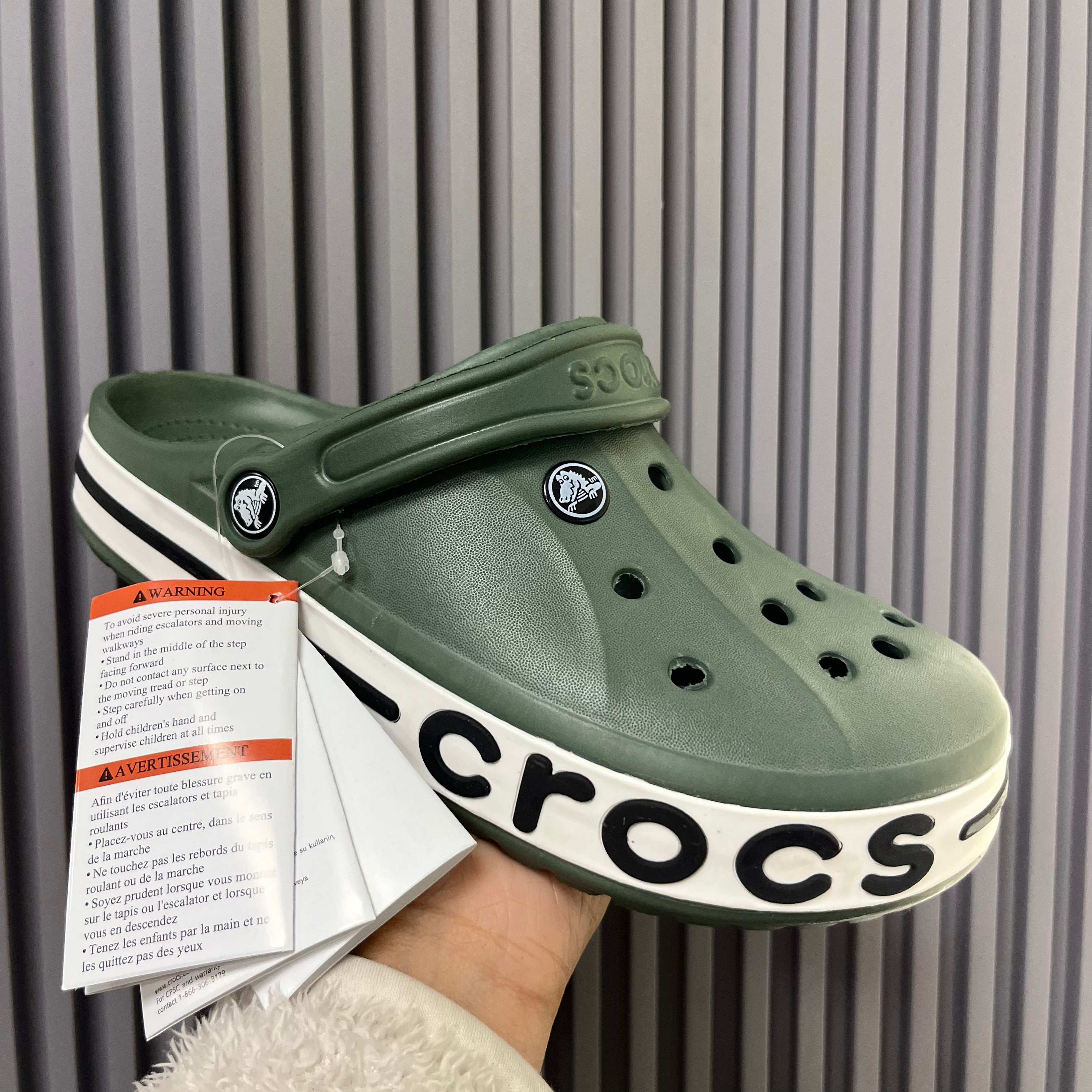 BYA-BND-CLOGS-ARMY GREEN