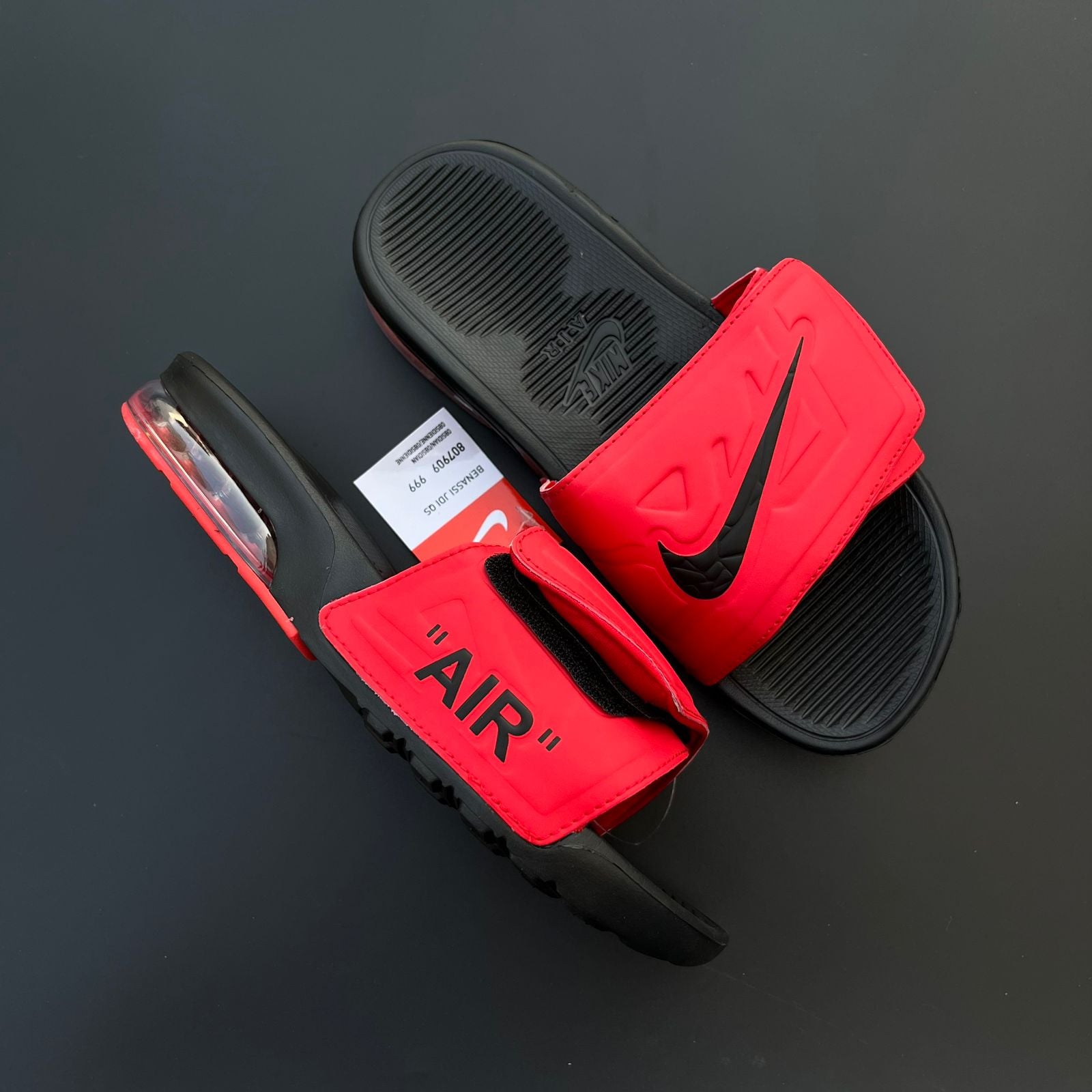 NIK-AIR-BLACK RED