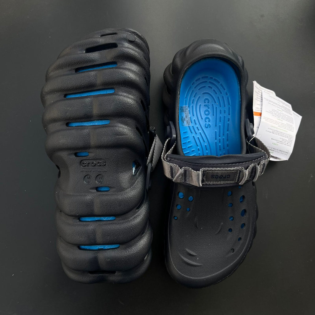 ECO-CLOGS-BLACK BLUE