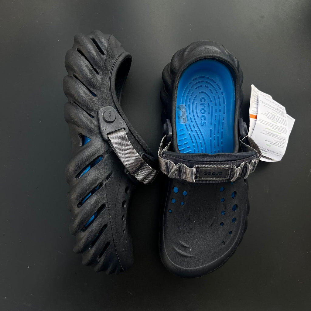 ECO-CLOGS-BLACK BLUE