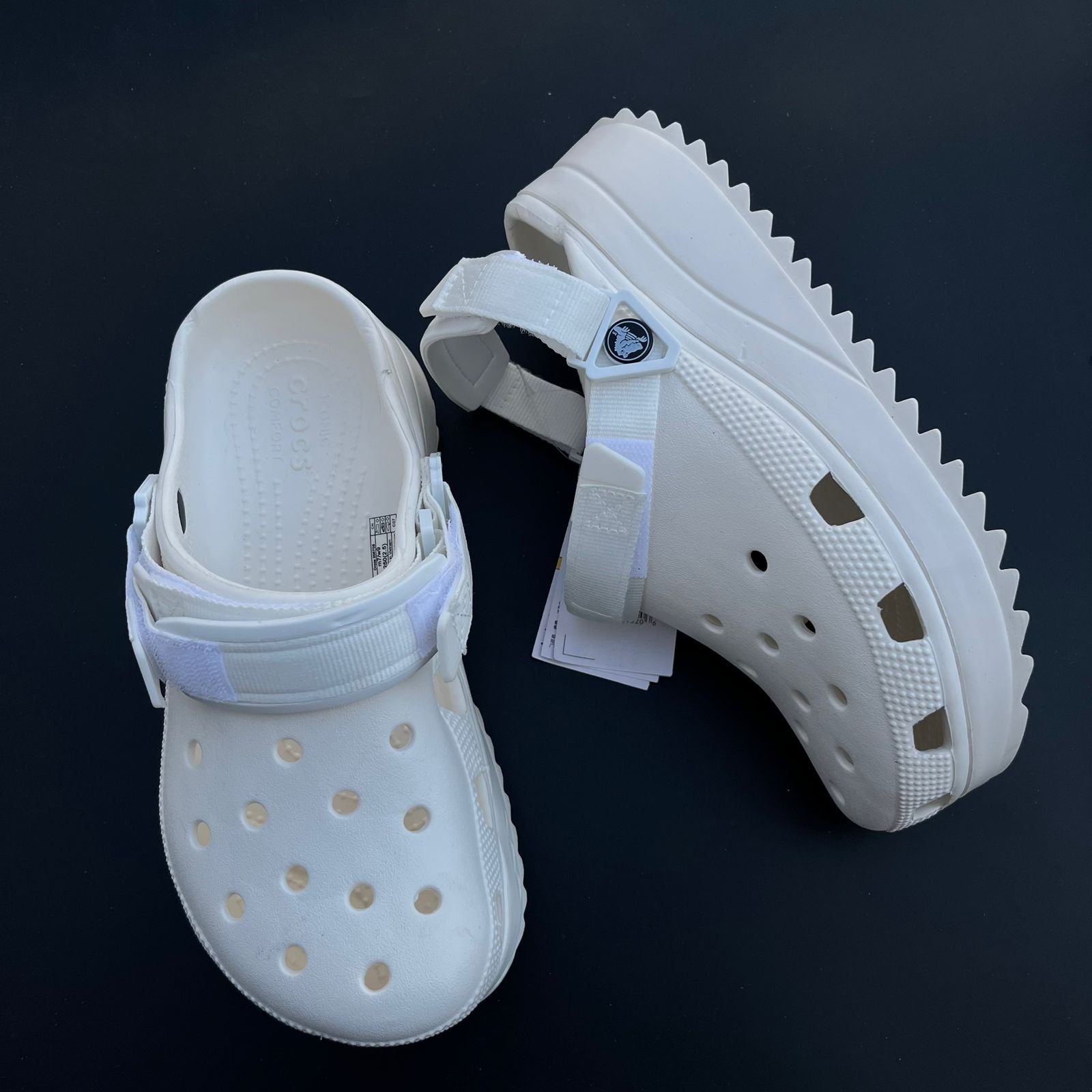 HIKR-CLOGS-TRIPLE WHITE